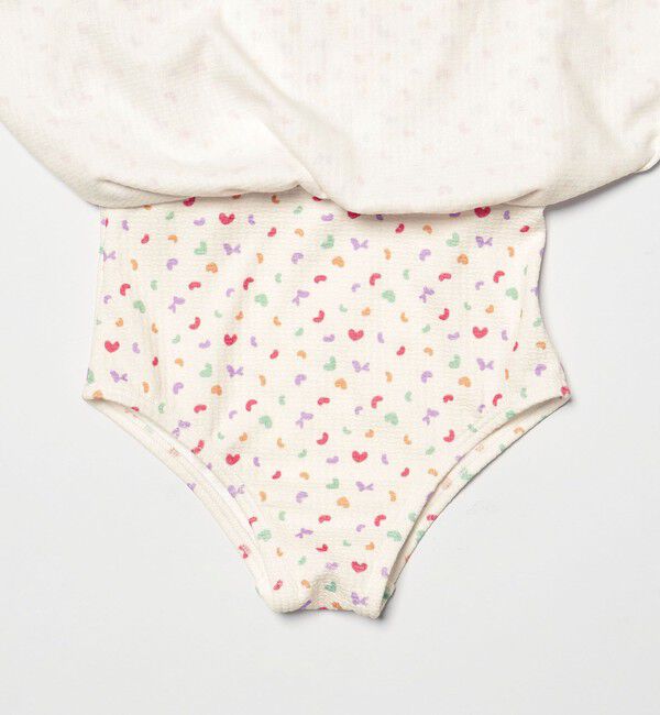 UNITED ARROWS green label relaxing「ラッフルスイムワンピース マルチモチーフ / 水着 / キッズ 100cm-130cm」|スポーツ|