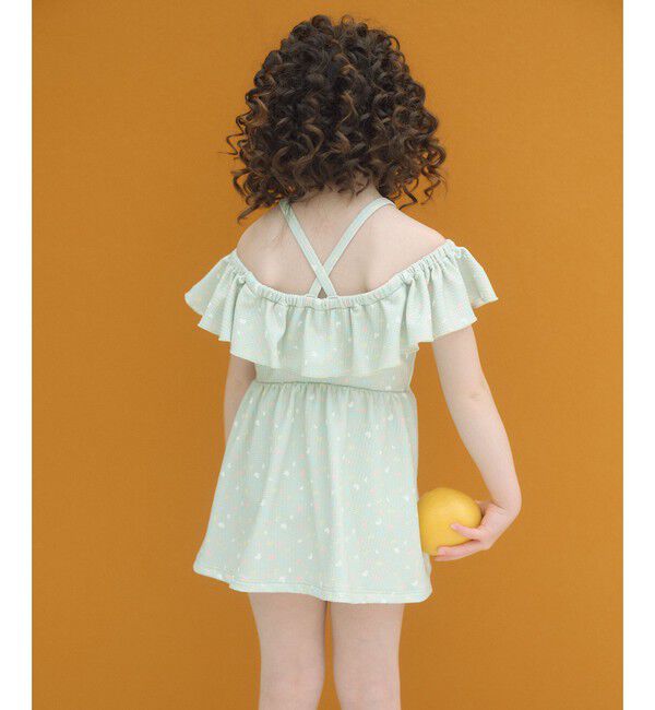 UNITED ARROWS green label relaxing「ラッフルスイムワンピース マルチモチーフ / 水着 / キッズ 100cm-130cm」|スポーツ|