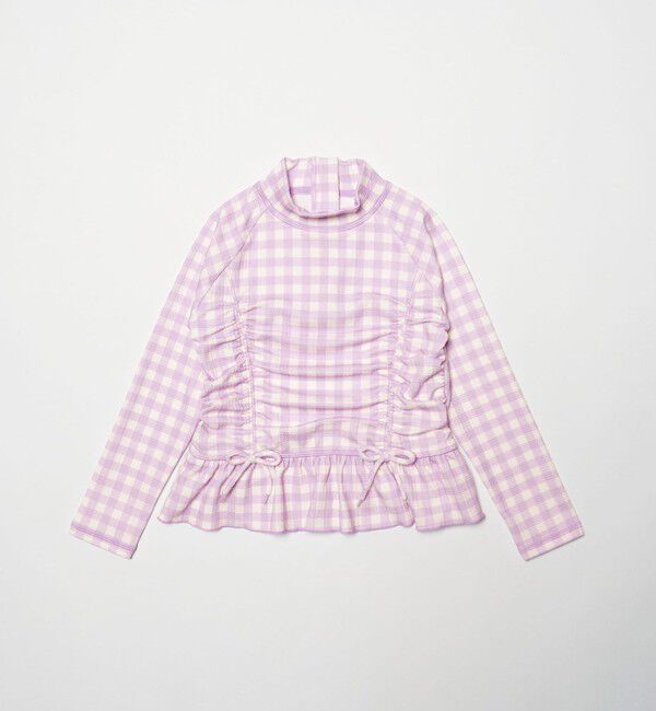 UNITED ARROWS green label relaxing「GLR ギンガム ラッシュガード セット / 水着 / キッズ 100cm-130cm」|スポーツ|