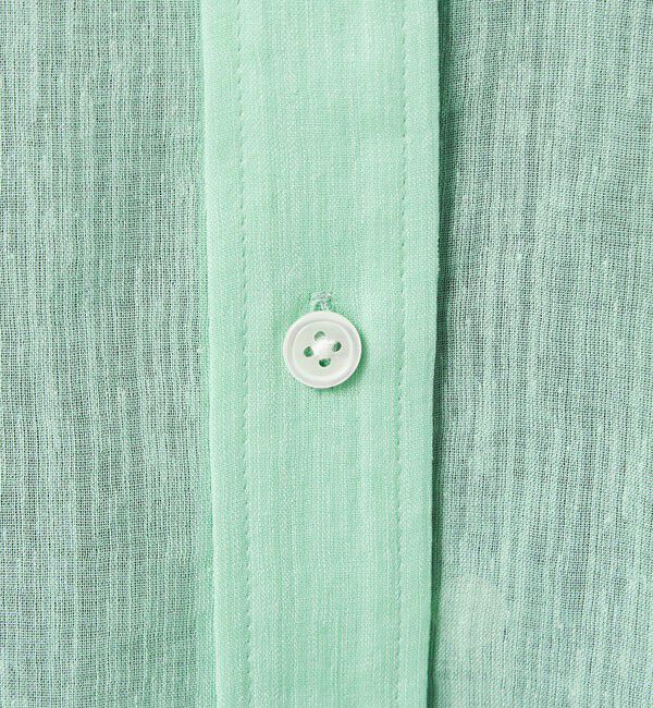 UNITED ARROWS green label relaxing「［size SHORTあり］ラミーライク シャツ 通気性」|シャツ・ブラウス|