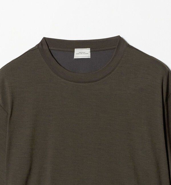 UNITED ARROWS green label relaxing「ウールナイロン テーラード クルーネック Tシャツ ウールT」|Tシャツ・カットソー|