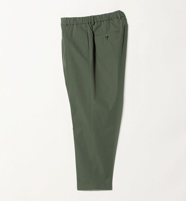 UNITED ARROWS green label relaxing「A+ PERTEX UNLIMITED コットンライク リラックス 1プリーツ スラックス セットアップパンツ -ウォッシャブ」|スラックス|OLIVE