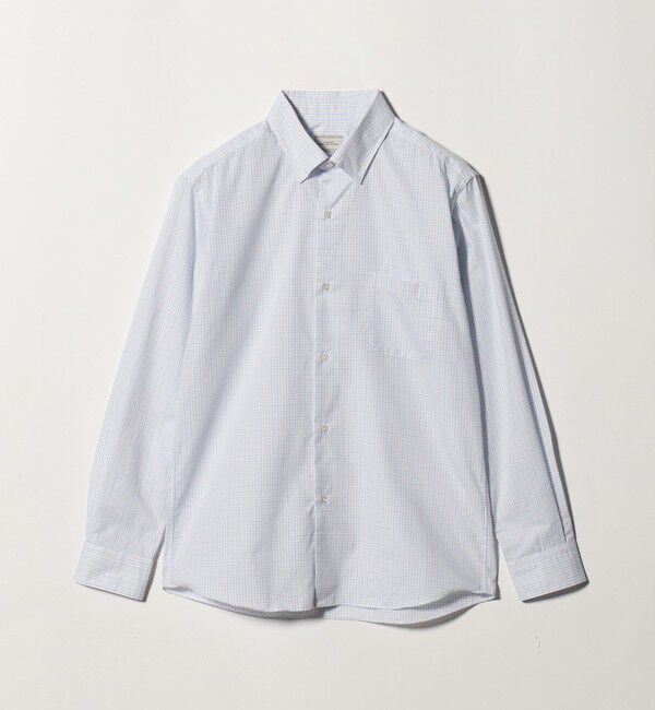 UNITED ARROWS green label relaxing「エブリット TC パナマ チェック スナップ ボタンダウン シャツ -イージーアイロン・通気性-」|シャツ・ブラウス|