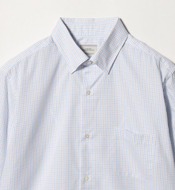 UNITED ARROWS green label relaxing「エブリット TC パナマ チェック スナップ ボタンダウン シャツ -イージーアイロン・通気性-」|シャツ・ブラウス|