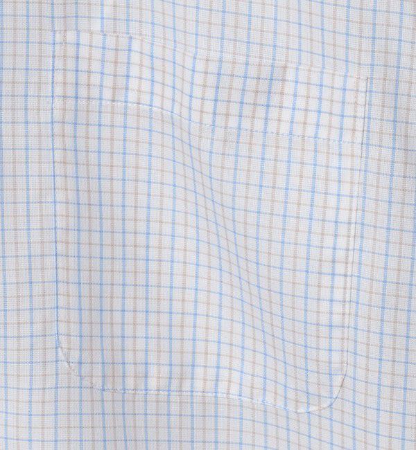 UNITED ARROWS green label relaxing「エブリット TC パナマ チェック スナップ ボタンダウン シャツ -イージーアイロン・通気性-」|シャツ・ブラウス|