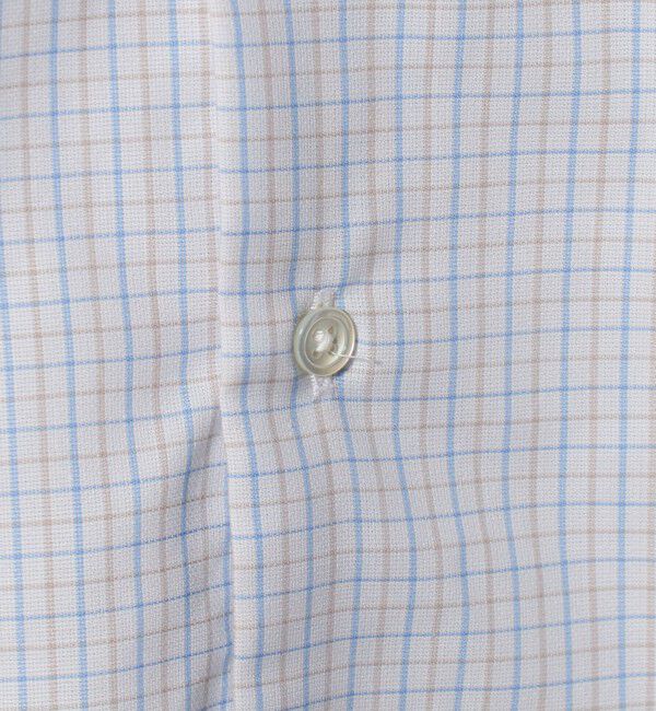 UNITED ARROWS green label relaxing「エブリット TC パナマ チェック スナップ ボタンダウン シャツ -イージーアイロン・通気性-」|シャツ・ブラウス|