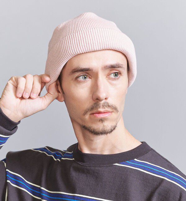 BEAUTY&YOUTH UNITED ARROWS「＜Racal＞ ロール ニットキャップ」|ニット帽|LT.PINK