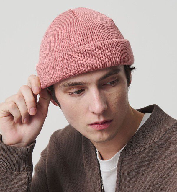 BEAUTY&YOUTH UNITED ARROWS「＜Racal＞ ロール ニットキャップ」|ニット帽|PINK