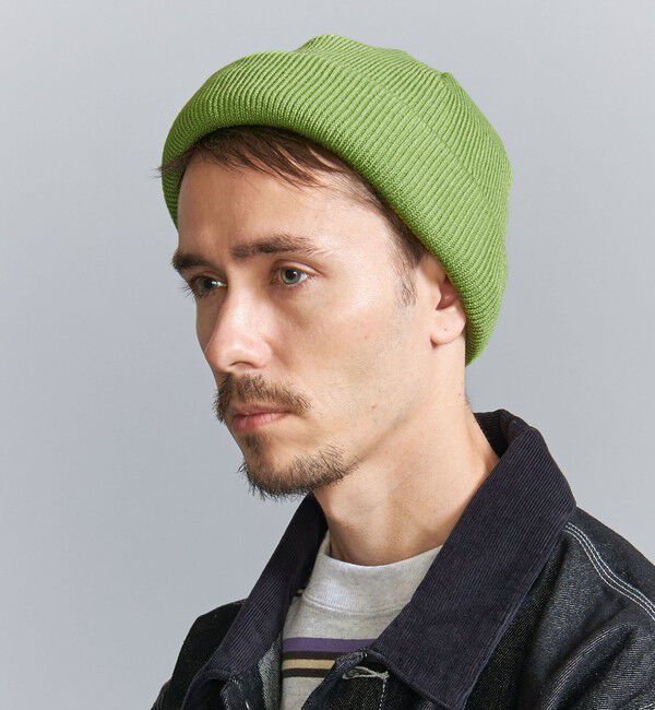 BEAUTY&YOUTH UNITED ARROWS「＜Racal＞ ロール ニットキャップ」|ニット帽|LIME