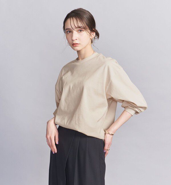 BEAUTY&YOUTH UNITED ARROWS「【WEB限定】フィッシュ ロングスリーブ Tシャツ」|Tシャツ・カットソー|LT.PINK