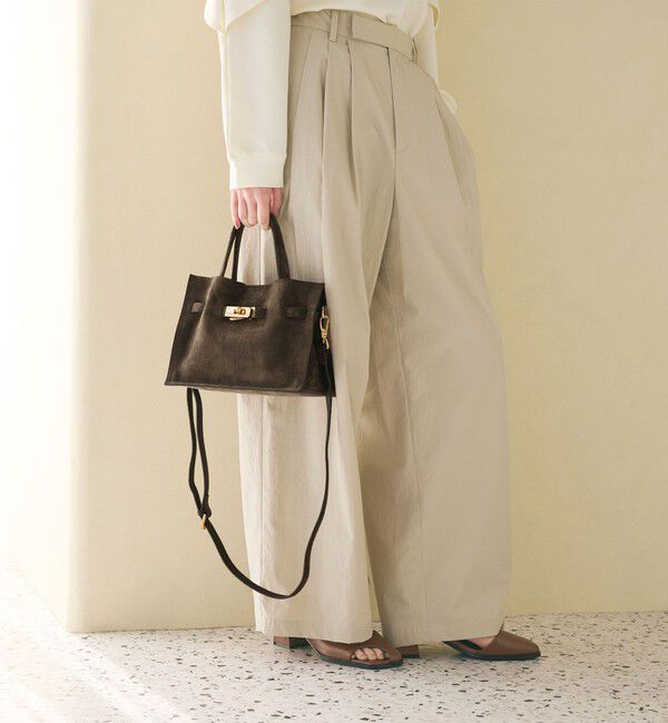 BEAUTY&YOUTH UNITED ARROWS「＜VIOLAd&rsquo;ORO＞スエード 2WAY トートバッグ」|ショルダー・メッセンジャー|