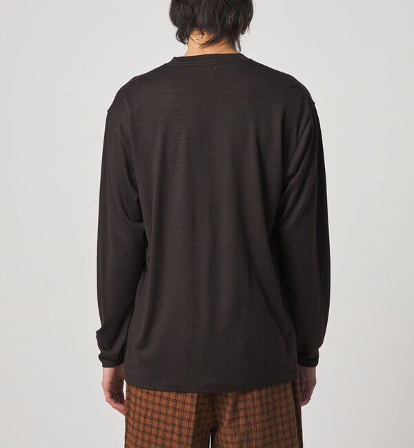 STEVEN ALAN「＜Steven Alan＞ メリノウール クルーネック ロングスリーブ Tシャツ」|Tシャツ・カットソー|