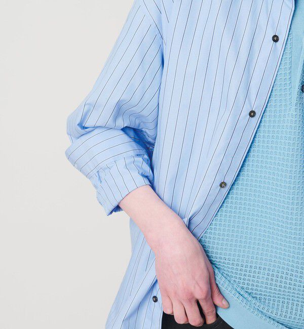 MONKEY TIME「コットン クロップド シャツ」|シャツ・ブラウス|