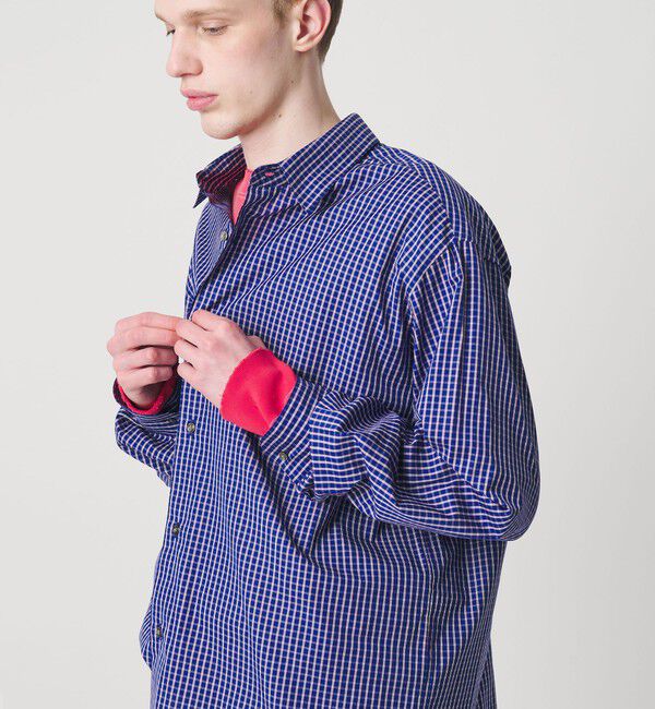 MONKEY TIME「コットン クロップド シャツ」|シャツ・ブラウス|