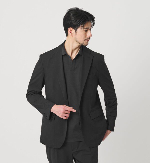 BEAUTY&YOUTH UNITED ARROWS「【WEB限定 WARDROBE SMART】カルゼジャージ コンフォート セットアップ/ジャケット＆イージーパンツ」|スーツ|