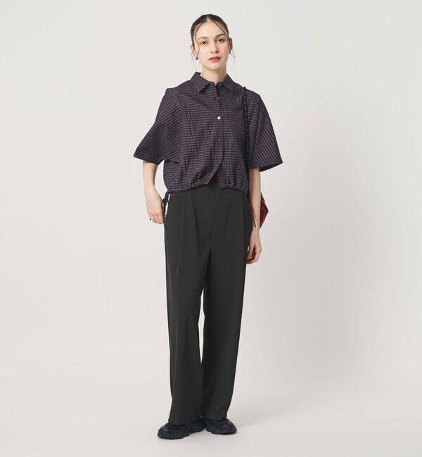 BEAUTY&YOUTH UNITED ARROWS「ポリエステルブレンド バックゴム ワイドパンツ ウォッシャブル」|その他|