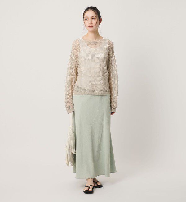 BEAUTY&YOUTH UNITED ARROWS「麻ブレンド バイアス フレアスカート ウォッシャブル」|フレア|