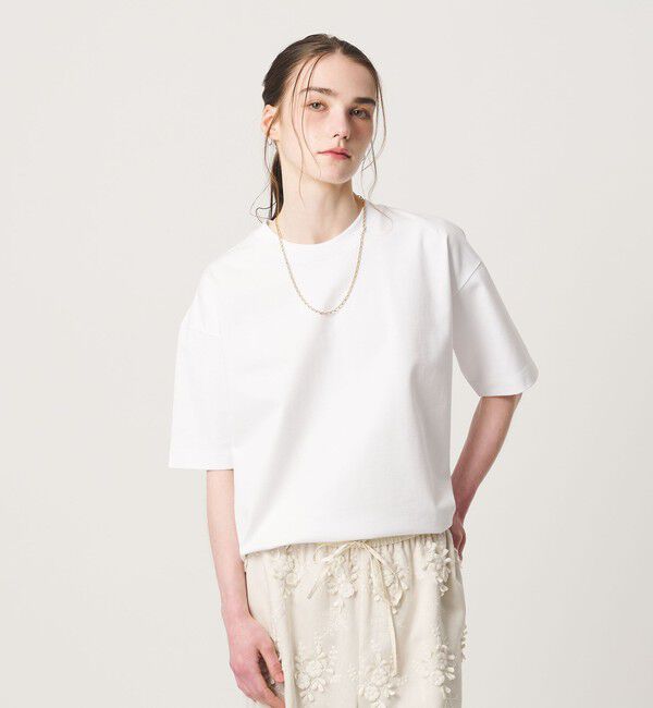 BEAUTY&YOUTH UNITED ARROWS「【WEB限定】ヘビーウエイト バレル クロップド Tシャツ」|Tシャツ・カットソー|
