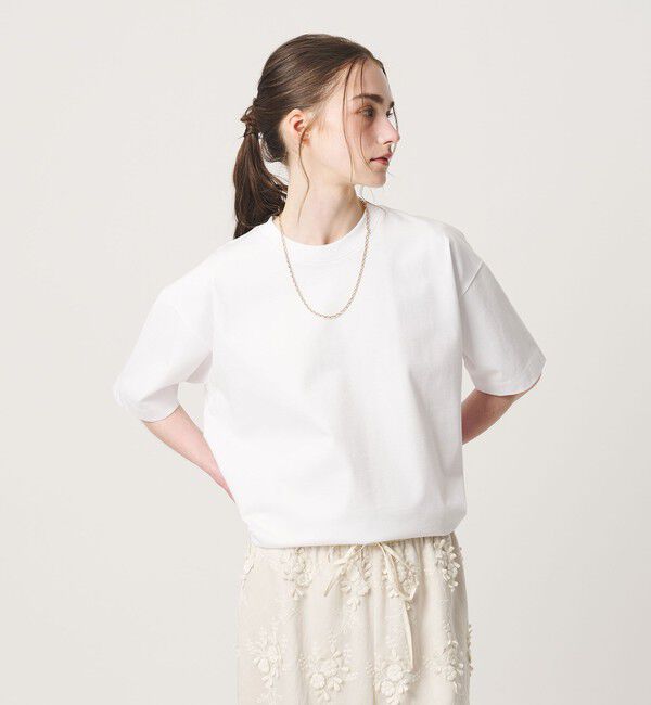 BEAUTY&YOUTH UNITED ARROWS「【WEB限定】ヘビーウエイト バレル クロップド Tシャツ」|Tシャツ・カットソー|