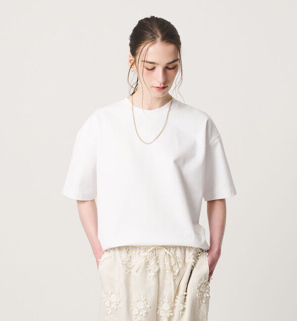 BEAUTY&YOUTH UNITED ARROWS「【WEB限定】ヘビーウエイト バレル クロップド Tシャツ」|Tシャツ・カットソー|