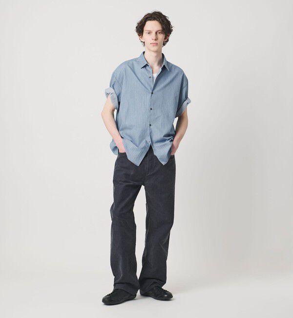 MONKEY TIME「4オンス ストライプ デニム シャツ」|シャツ・ブラウス|