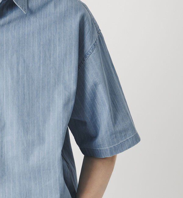 MONKEY TIME「4オンス ストライプ デニム シャツ」|シャツ・ブラウス|