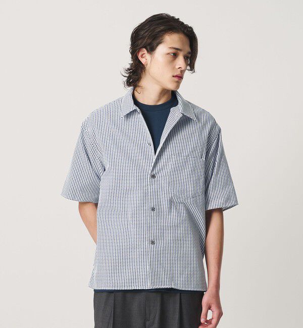 BEAUTY&YOUTH UNITED ARROWS「コクーン ドビー キャンプカラー シャツ GRANDE型」|シャツ・ブラウス|