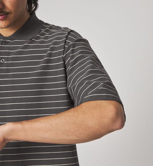 STEVEN ALAN「＜Steven Alan＞ ツイスト ボーダー ポロシャツ」|ポロシャツ|