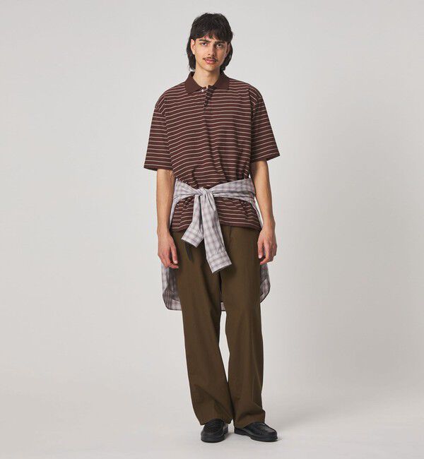 STEVEN ALAN「＜Steven Alan＞ ツイスト ボーダー ポロシャツ」|ポロシャツ|