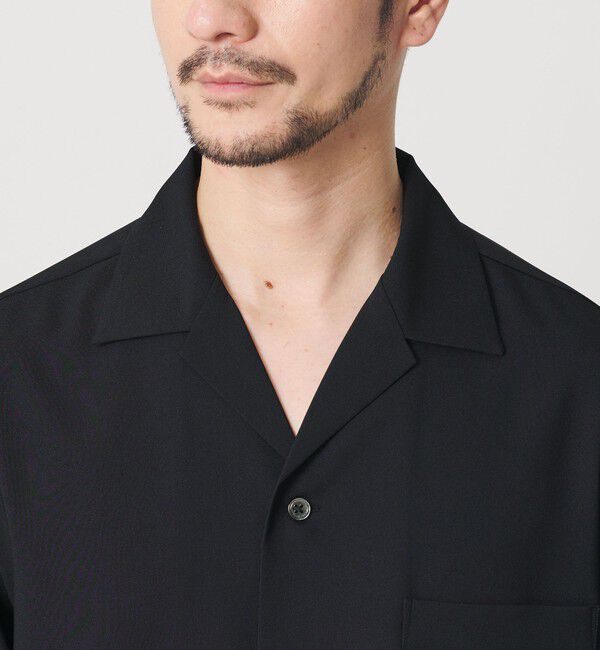 BEAUTY&YOUTH UNITED ARROWS「【WEB限定 WARDROBE SMART】 Reflax オープンカラー シャツ」|シャツ・ブラウス|