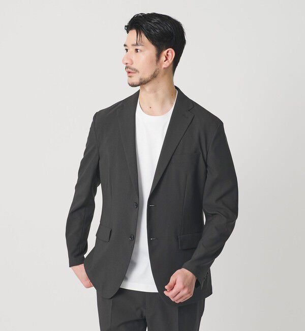 BEAUTY&YOUTH UNITED ARROWS「【WEB限定 WARDROBE SMART】 Reflax ポプリン ジャケット＆イージーパンツ」|スーツ|