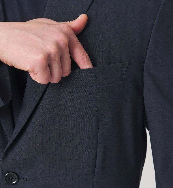 BEAUTY&YOUTH UNITED ARROWS「【WEB限定 WARDROBE SMART】 Reflax ポプリン ジャケット＆イージーパンツ」|スーツ|