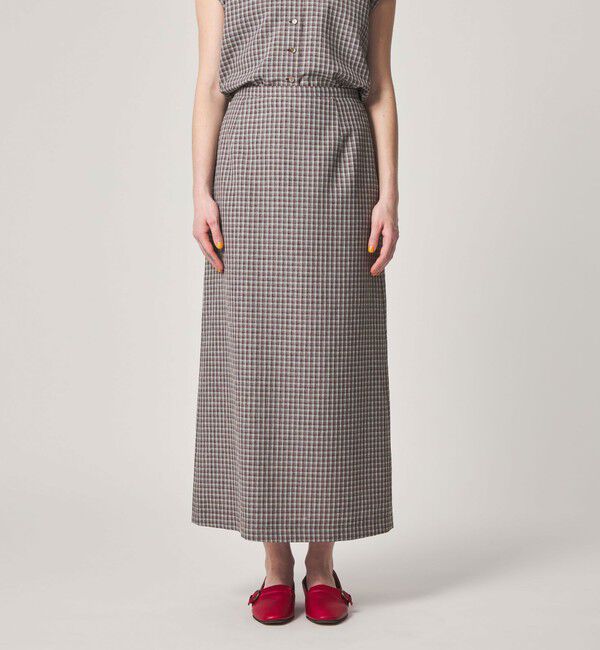 STEVEN ALAN「＜Steven Alan＞チェック ロング スカート」|スカート|
