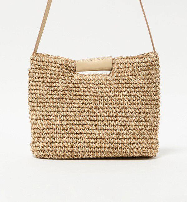 BEAUTY&YOUTH UNITED ARROWS「ペーパー スクエア レザーハンドル ショルダーバッグ 2WAY」|ショルダー・メッセンジャー|