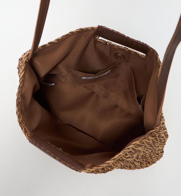 BEAUTY&YOUTH UNITED ARROWS「ペーパー スクエア レザーハンドル ショルダーバッグ 2WAY」|ショルダー・メッセンジャー|