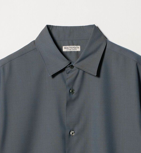 BEAUTY&YOUTH UNITED ARROWS「尾州 TW レギュラー ショートスリーブ シャツ GRANDE TAPERD型 ウォッシャブル MADE IN JAPAN」|シャツ・ブラウス|