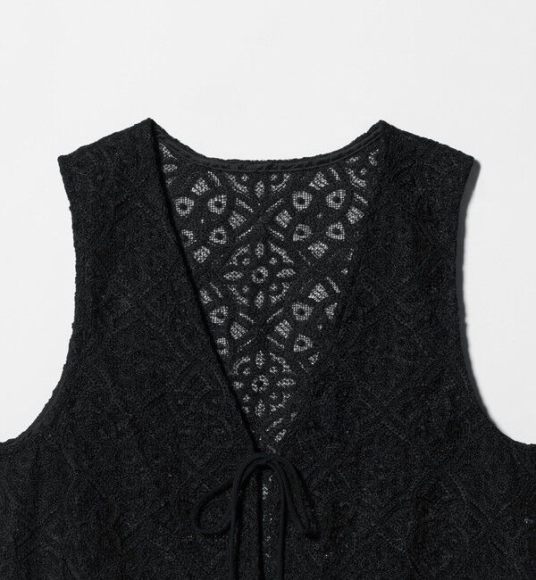 BEAUTY&YOUTH UNITED ARROWS「コードレース ショートベスト」|ベスト・ジレ|