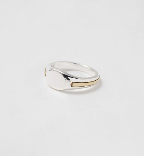 BEAUTY&YOUTH UNITED ARROWS「ブラス シグネット コンビ リング」|リング|