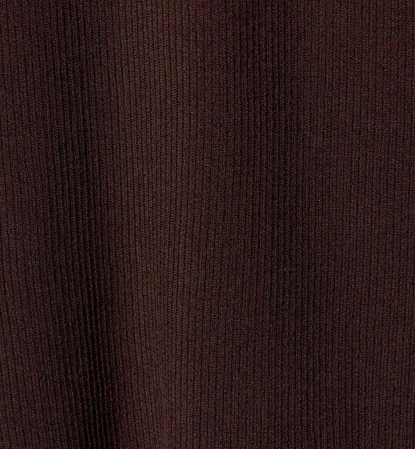 BEAUTY&YOUTH UNITED ARROWS「リブライン ショートスリーブ ニットプルオーバー ウォッシャブル」|ニット・セーター|