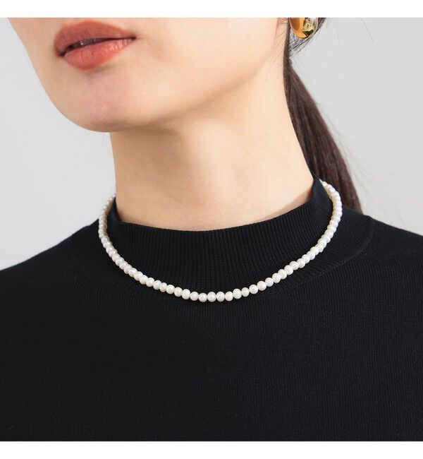 Demi-Luxe BEAMS 「les bon bon / steady pearl ネックレス」|その他|WHITE