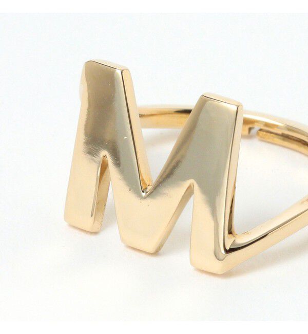 BEAMSBOY「ブラス イニシャル リング」|その他|