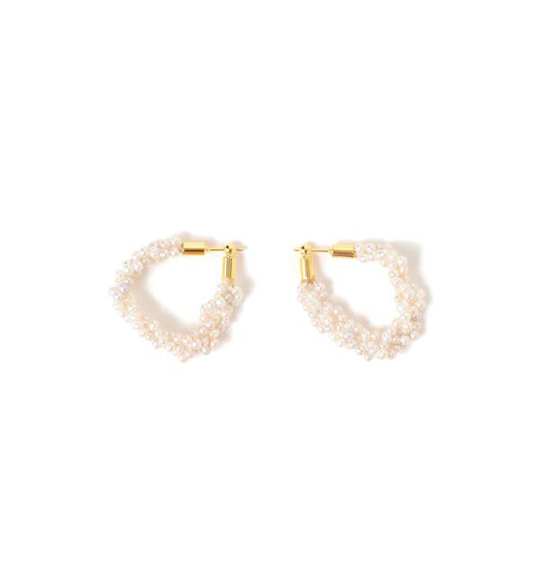 Demi-Luxe BEAMS 「jour couture / chaines.01 ピアス」|その他|WHITE