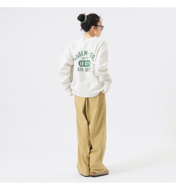 BEAMSBOY「【別注】Champion / バックプリント リバースウィーブ(R) クルー スウェット」|スウェット・ジャージ|