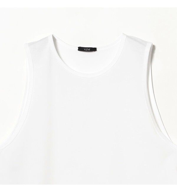 Demi-Luxe BEAMS 「YLEVE / コットン ノースリーブ プルオーバー」|Tシャツ・カットソー|