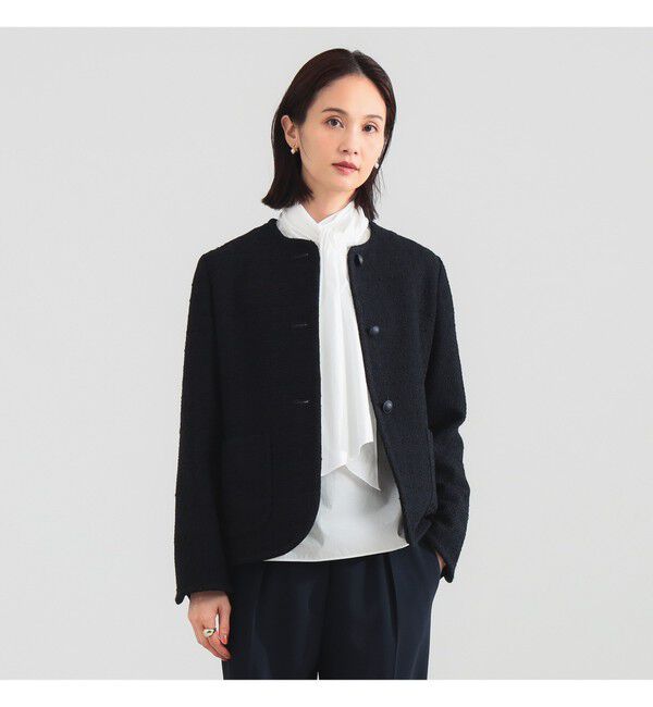 Demi-Luxe BEAMS 「ミックスツイード ジャケット」|ダッフルコート|