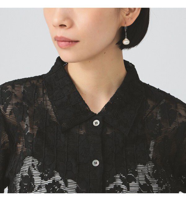 Ray BEAMS 「カット レース シャツ」|シャツ・ブラウス|