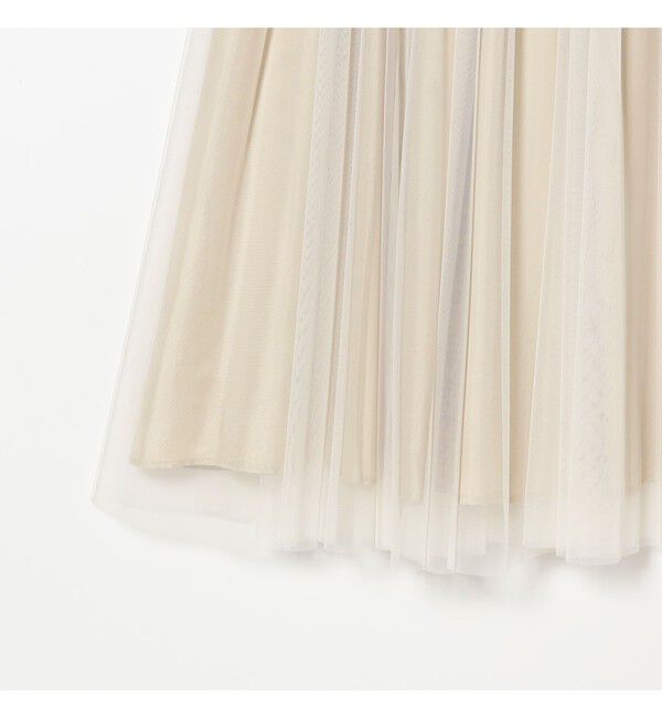 Ray BEAMS 「チュール ギャザー スカート」|スカート|