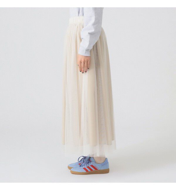 Ray BEAMS 「チュール ギャザー スカート」|スカート|