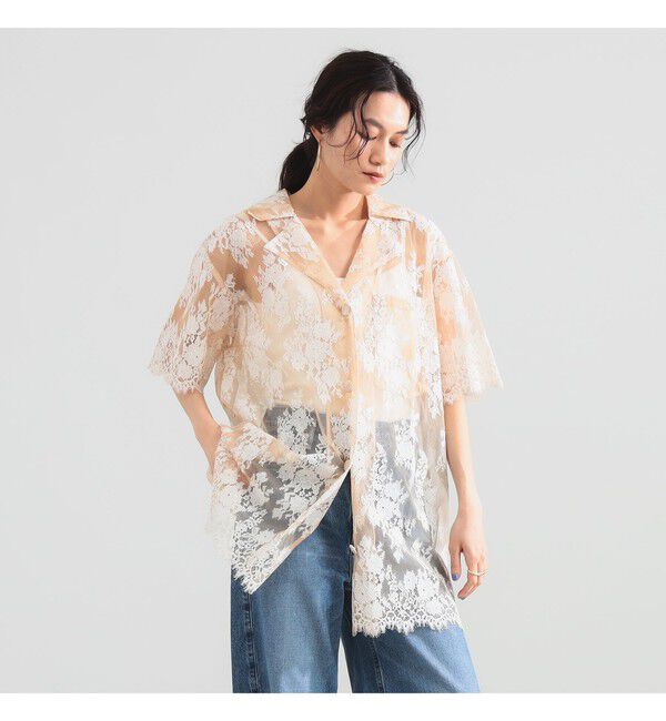 Demi-Luxe BEAMS 「BAUM UND PFERDGARTEN / MANNICA フラワー シャツ」|シャツ・ブラウス|FRAPPE_BEIGE