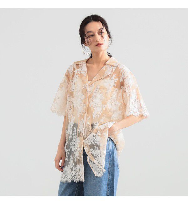 Demi-Luxe BEAMS 「BAUM UND PFERDGARTEN / MANNICA フラワー シャツ」|シャツ・ブラウス|